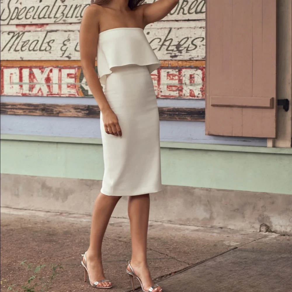 Likely Driggs Strapless Midi Dress Size 00 NWT - Picture 1 of 8
